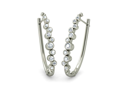 Rhodium Plated | Fashion Earrings